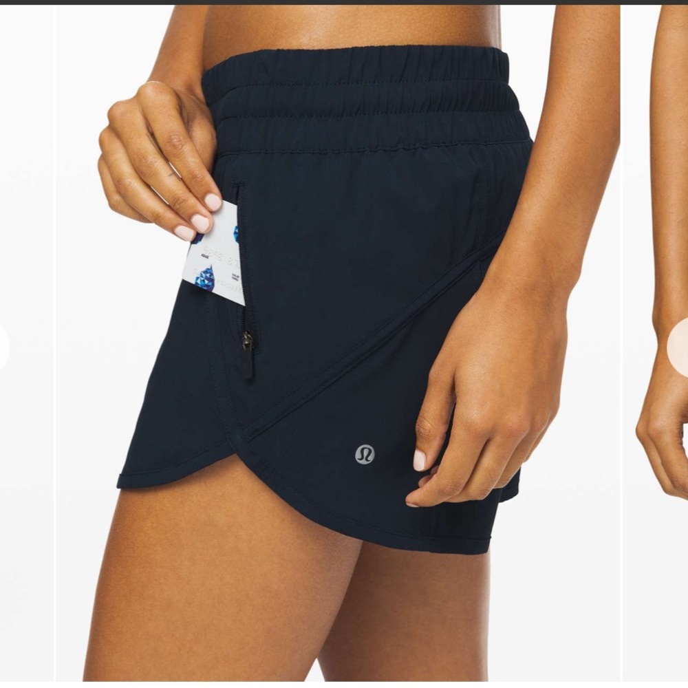 Lululemon Tracker V 4in Shorts True Navy